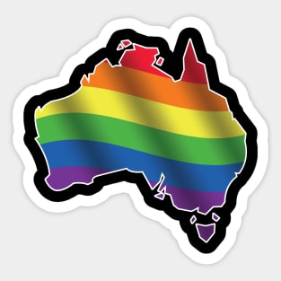 Australia Pride LGBTQ Sticker